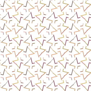 Kusursuz geometrik süs deseni. Vektör illüstrasyonu 