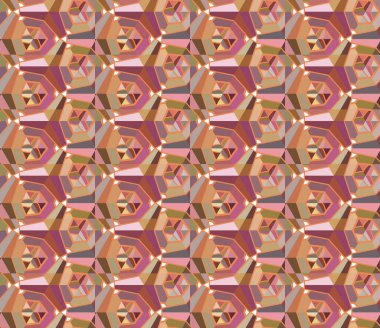 Kusursuz geometrik süs deseni. Vektör illüstrasyonu 