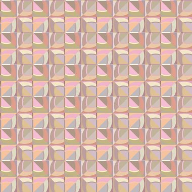 Kusursuz geometrik süs deseni. Vektör illüstrasyonu 