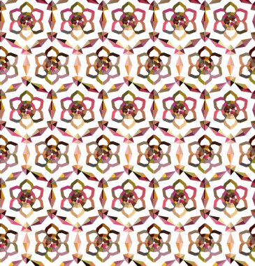 Kusursuz geometrik süs deseni. Soyut illüzyon arka planı