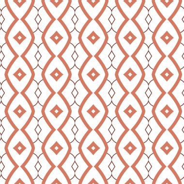 Kusursuz geometrik süs deseni. Vektör illüstrasyonu 