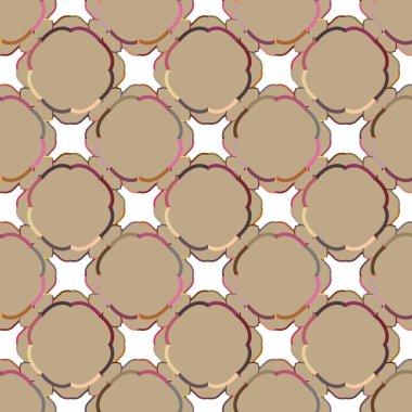 Geometrik şekilli kusursuz desen. vektör illüstrasyonu