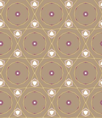 Kusursuz geometrik süs deseni. Vektör illüstrasyonu 