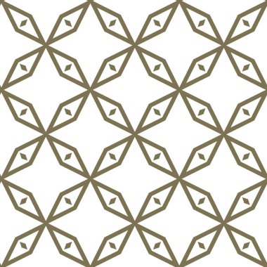 Kusursuz geometrik süs deseni. Vektör illüstrasyonu 