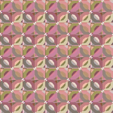 Kusursuz geometrik süs deseni. Vektör illüstrasyonu 