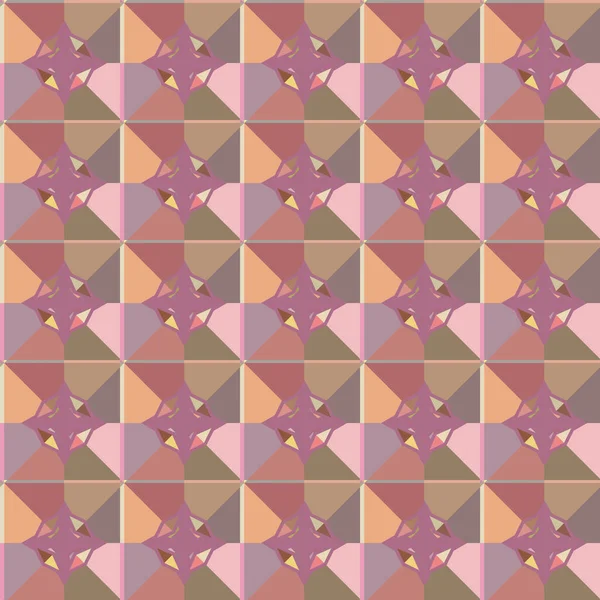 Naadloos Geometrisch Ornamentspatroon Vectorillustratie — Stockvector