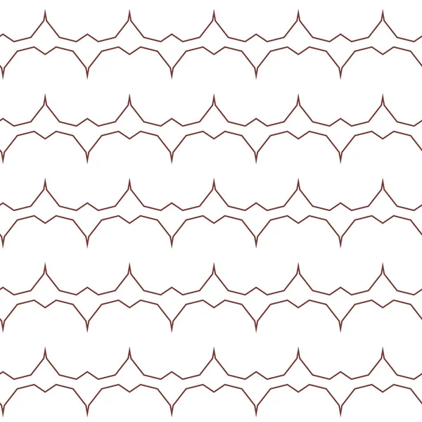 Sömlöst Geometriskt Prydnadsmönster Vektorillustration — Stock vektor