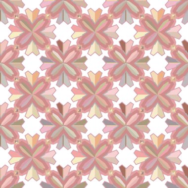 Modern geometrik vektör tasarımı, kusursuz desen çizimi