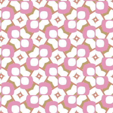 Modern geometrik vektör tasarımı, kusursuz desen çizimi