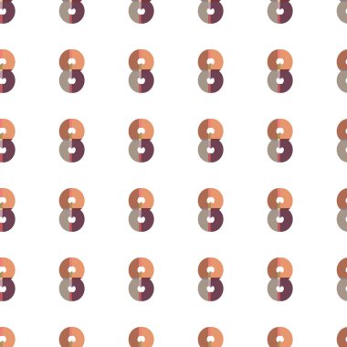 Soyut geometrik şekilli kusursuz vektör arkaplanı