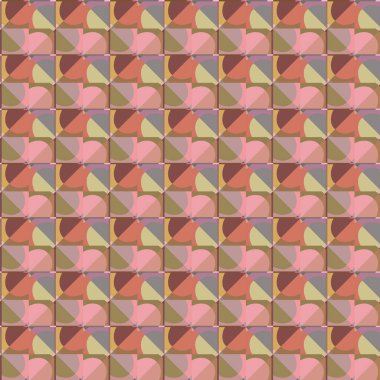 Modern geometrik vektör tasarımı, kusursuz desen çizimi