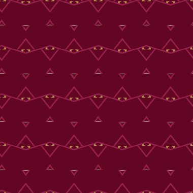 Modern geometrik vektör tasarımı, kusursuz desen çizimi