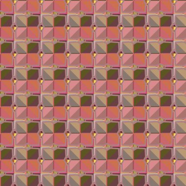 Modern geometrik vektör tasarımı, kusursuz desen çizimi