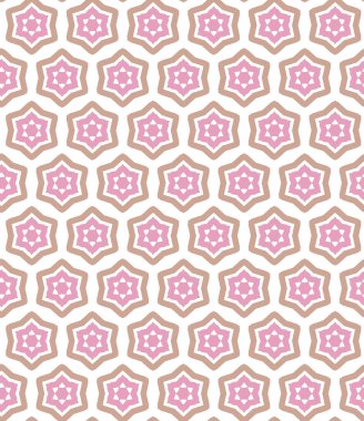 Geometrik şekilli kusursuz desen. vektör illüstrasyonu