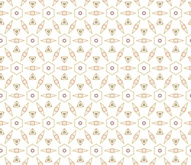 Modern geometrik vektör tasarımı, kusursuz desen çizimi