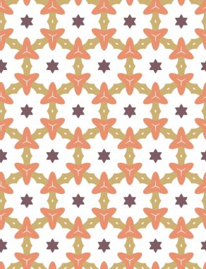 Geometrik şekilli kusursuz desen. vektör illüstrasyonu