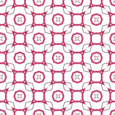 Kusursuz geometrik süs deseni. Vektör illüstrasyonu 