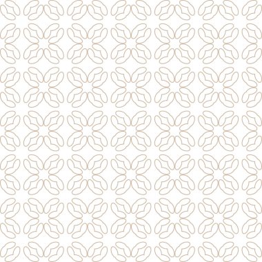 Kusursuz geometrik süs deseni. Vektör illüstrasyonu 