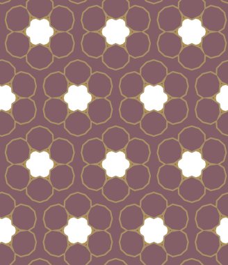 Kusursuz geometrik süs deseni. Vektör illüstrasyonu 