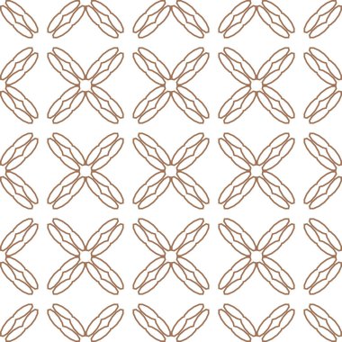 Kusursuz geometrik süs deseni. Vektör illüstrasyonu 