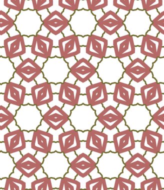 Modern geometrik vektör tasarımı, kusursuz desen çizimi