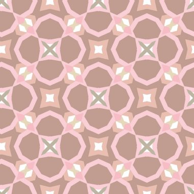 Kusursuz geometrik süs deseni. Vektör illüstrasyonu 