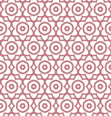 Kusursuz geometrik süs deseni. Vektör illüstrasyonu 