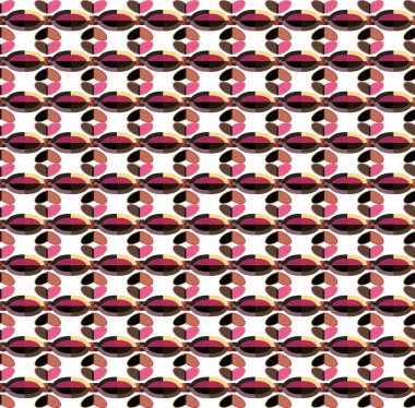 Soyut süslemeli baskı, kusursuz arkaplan