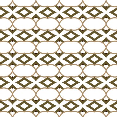 Kusursuz geometrik süs deseni. Vektör illüstrasyonu 