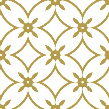 Geometrik şekilli kusursuz desen. vektör illüstrasyonu