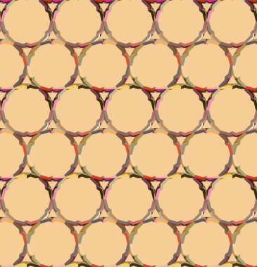 Modern geometrik vektör tasarımı, kusursuz desen çizimi