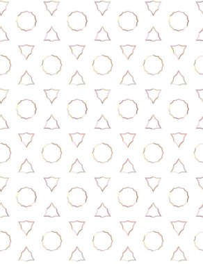 Kusursuz geometrik süslemeli desen