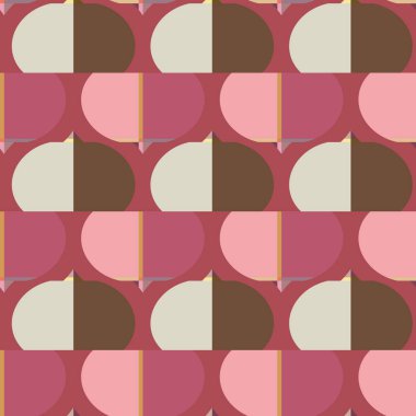 Kusursuz geometrik süs deseni. Vektör illüstrasyonu 