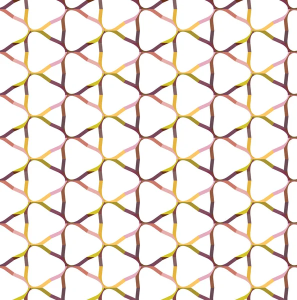 Бесшовный Геометрический Орнаментальный Узор Абстрактный Фон Иллюзии — стоковый вектор