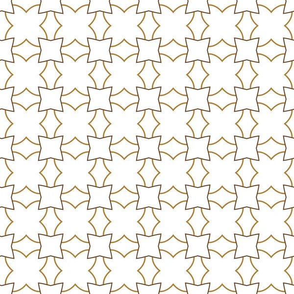 Patrón Ornamental Geométrico Sin Costuras Ilustración Vectorial — Vector de stock