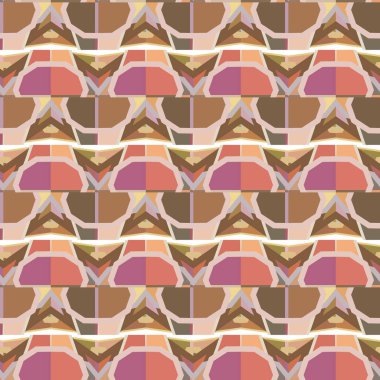 Soyut geometrik şekilli kusursuz vektör arkaplanı