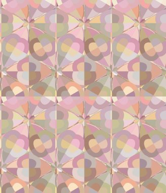 Kusursuz geometrik süs deseni. Vektör illüstrasyonu 