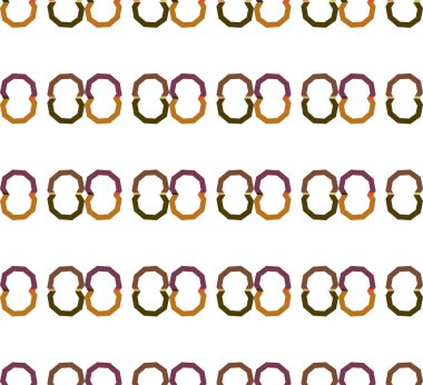 Kusursuz geometrik süs deseni. Vektör illüstrasyonu 