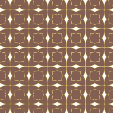 Kusursuz geometrik süs deseni. Vektör illüstrasyonu 