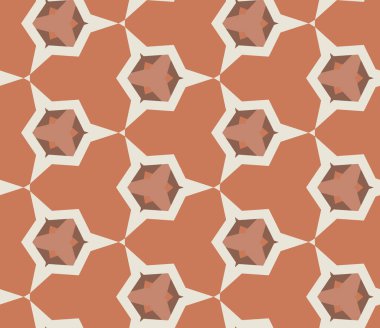 Modern geometrik vektör tasarımı, kusursuz desen çizimi