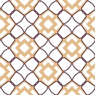 Geometrik şekilli kusursuz desen. vektör illüstrasyonu