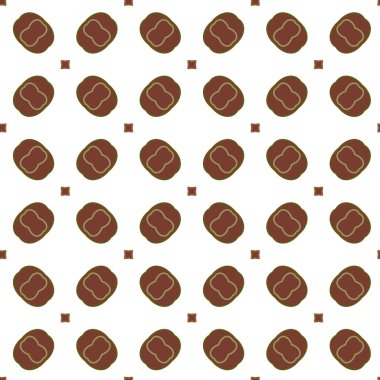 Kusursuz geometrik süs deseni. Vektör illüstrasyonu 