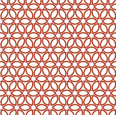 Modern geometrik vektör tasarımı, kusursuz desen çizimi
