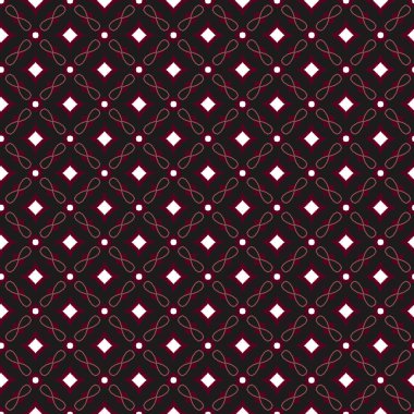 Kusursuz geometrik süs deseni. Vektör illüstrasyonu 