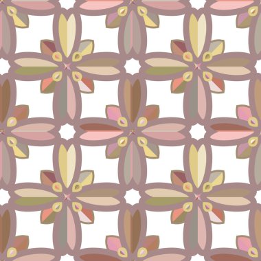 Kusursuz geometrik süs deseni. Vektör illüstrasyonu 