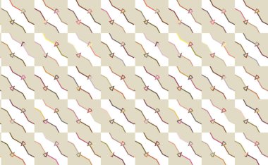 Kusursuz geometrik süs deseni. Vektör illüstrasyonu 