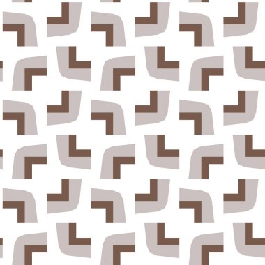 Soyut vektör geometrik dikişsiz desen. beyaz çizgi örgülü modern minimalist arkaplan