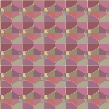 Modern geometrik vektör tasarımı, kusursuz desen çizimi