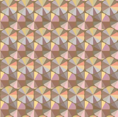 Kusursuz geometrik süs deseni. Vektör illüstrasyonu 