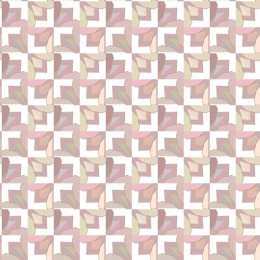 Kusursuz geometrik süs deseni. Vektör illüstrasyonu 